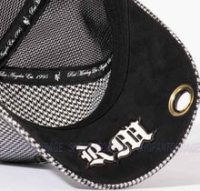 Load image into Gallery viewer, Red Monkey Rich Houndstooth Black RM1485 Limited Edition Unisex Trucker Hat Cap<br>