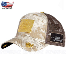 Load image into Gallery viewer, Red Monkey RM Militia Desert Camo Hat RM1050 Limited Edition Unisex Trucker Cap