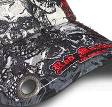 Load image into Gallery viewer, Red Monkey Designs Pile Of Skulls New Limited Edition Trucker Snapback Hat Cap RM1112