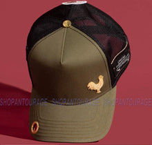 Load image into Gallery viewer, Red Monkey Rooster Olive RM1405 New Limited Edition Unisex Trucker Hat Cap