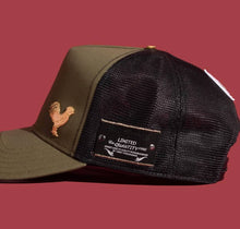 Load image into Gallery viewer, Red Monkey Rooster Olive RM1405 New Limited Edition Unisex Trucker Hat Cap