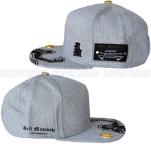 Load image into Gallery viewer, Red Monkey Rising Flat Visor Limited Unisex Trucker Hat Cap RM1414 | 2 Colors