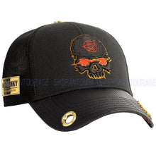 Load image into Gallery viewer, Red Monkey Hell Raiser Black RM1438 New Limited Unisex Trucker Snapback Hat Cap