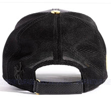 Load image into Gallery viewer, Red Monkey Triumph Cross Black RM1440 Limited Edition Trucker Snapback Hat Cap