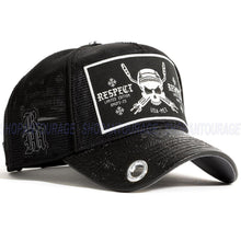 Load image into Gallery viewer, Red Monkey Designs Respect Collection Welder Worker RM1444 New Limited Edition Trucker Snapback Hat Cap Black