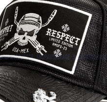 Load image into Gallery viewer, Red Monkey Designs Respect Collection Welder Worker RM1444 New Limited Edition Trucker Snapback Hat Cap Black