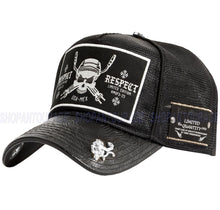 Load image into Gallery viewer, Red Monkey Designs Respect Collection Welder Worker RM1444 New Limited Edition Trucker Snapback Hat Cap Black