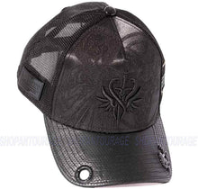 Load image into Gallery viewer, Red Monkey Half Heaven Black RM1449 New Limited Edition Unisex Trucker Hat Cap<br>