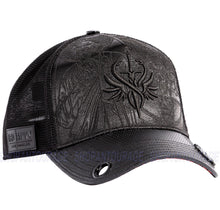 Load image into Gallery viewer, Red Monkey Half Heaven Black RM1449 New Limited Edition Unisex Trucker Hat Cap<br>