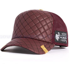 Load image into Gallery viewer, Red Monkey Luxe Burgundy RM1461 New Limited Edition Unisex Trucker Hat Cap
