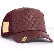 Load image into Gallery viewer, Red Monkey Luxe Burgundy RM1461 New Limited Edition Unisex Trucker Hat Cap