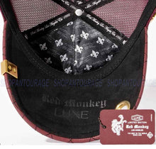 Load image into Gallery viewer, Red Monkey Luxe Burgundy RM1461 New Limited Edition Unisex Trucker Hat Cap