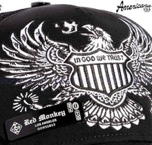 Load image into Gallery viewer, Red Monkey Americana Black RM1465 New Limited Edition Unisex Trucker Hat Cap