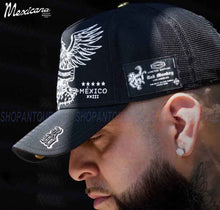 Load image into Gallery viewer, Red Monkey Mexicana Black RM1466 New Limited Edition Unisex Trucker Hat Cap