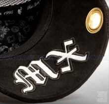 Load image into Gallery viewer, Red Monkey Malverde '23 Black RM1468 Limited Edition Trucker Snapback Hat Cap.