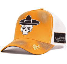Load image into Gallery viewer, Red Monkey Sombrero Sugar Skull Limited Unisex Trucker Hat Cap RM1470 | 4 Colors