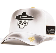Load image into Gallery viewer, Red Monkey Sombrero Sugar Skull Limited Unisex Trucker Hat Cap RM1470 | 4 Colors