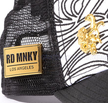 Load image into Gallery viewer, Red Monkey Fire Skull Black RM1476 New Limited Edition Unisex Trucker Hat Cap