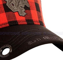 Load image into Gallery viewer, Red Monkey Buffalo Logo Black/Red RM1479 New Limited Edition Unisex Trucker Hat Cap