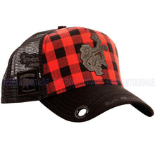 Load image into Gallery viewer, Red Monkey Buffalo Logo Black/Red RM1479 New Limited Edition Unisex Trucker Hat Cap