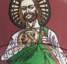 Load image into Gallery viewer, Red Monkey San Judas 2 Burgundy Limited Unisex Trucker Hat RM1480 Cap + Coin