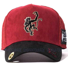 Load image into Gallery viewer, Red Monkey Rich King Burgundy RM1483 New Limited Edition Unisex Trucker Hat Cap
