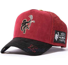 Load image into Gallery viewer, Red Monkey Rich King Burgundy RM1483 New Limited Edition Unisex Trucker Hat Cap