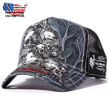 Load image into Gallery viewer, Red Monkey Hear See Speak No Evil RM1493 Limited Edition Unisex Trucker Hat Cap