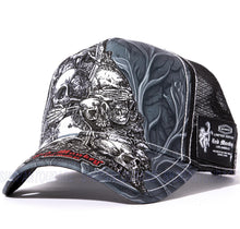 Load image into Gallery viewer, Red Monkey Hear See Speak No Evil RM1493 Limited Edition Unisex Trucker Hat Cap