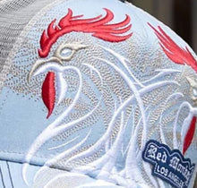 Load image into Gallery viewer, Red Monkey Rooster`24 RM1498 Denim Blue New Limited Unisex Trucker Hat Cap