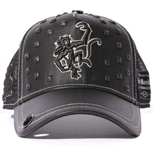 Load image into Gallery viewer, Red Monkey Classico Hard Black RM1509 New Limited Edition Unisex Trucker Hat Cap