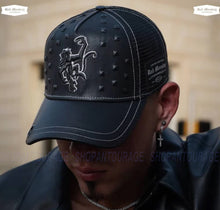 Load image into Gallery viewer, Red Monkey Classico Hard Black RM1509 New Limited Edition Unisex Trucker Hat Cap