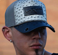 Load image into Gallery viewer, Red Monkey Power Hard AK Grey RM1510 New Limited Edition Unisex Trucker Hat Cap