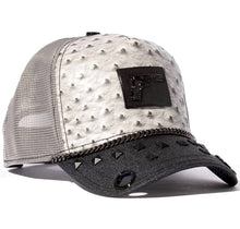 Load image into Gallery viewer, Red Monkey Power Hard Pistola Grey RM1511 New Limited Edition Unisex Trucker Hat Cap