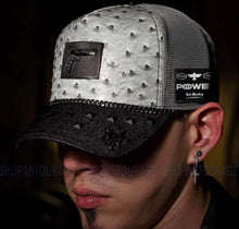 Load image into Gallery viewer, Red Monkey Power Hard Pistola Grey RM1511 New Limited Edition Unisex Trucker Hat Cap