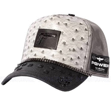 Load image into Gallery viewer, Red Monkey Power Hard Pistola Grey RM1511 New Limited Edition Unisex Trucker Hat Cap