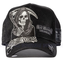 Load image into Gallery viewer, Red Monkey Grim Reaper 2025 Black RM1519 New Limited Edition Unisex Trucker Hat Cap