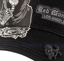 Load image into Gallery viewer, Red Monkey Grim Reaper 2025 Black RM1519 New Limited Edition Unisex Trucker Hat Cap