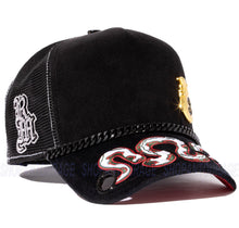 Load image into Gallery viewer, Red Monkey Money Bag Glory Black RM1522 Limited Edition Unisex Trucker Hat Cap