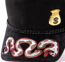 Load image into Gallery viewer, Red Monkey Money Bag Glory Black RM1522 Limited Edition Unisex Trucker Hat Cap