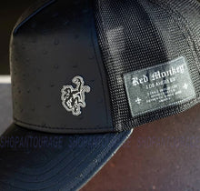 Load image into Gallery viewer, Red Monkey Ostrich XXV RM1529 Limited Edition Unisex Trucker Snapback Hat Cap