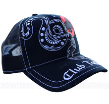 Load image into Gallery viewer, Red Monkey Club Tattoo Snake RM1546 Limited Unisex Trucker Snapback Hat Cap