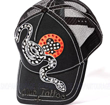 Load image into Gallery viewer, Red Monkey Club Tattoo Snake RM1546 EX Limited Unisex Trucker Snapback Hat Cap