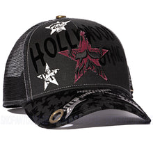 Load image into Gallery viewer, Red Monkey Hollywood Gothic Black RM1549 Limited Edition Unisex Trucker Hat Cap