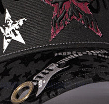 Load image into Gallery viewer, Red Monkey Hollywood Gothic Black RM1549 Limited Edition Unisex Trucker Hat Cap