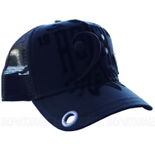 Load image into Gallery viewer, Red Monkey Baseline Black RM1550 New Limited Edition Unisex Trucker Hat Cap