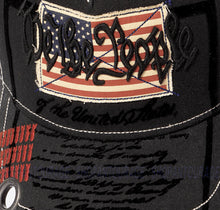 Load image into Gallery viewer, Red Monkey We The People Black Hat RM1554 Limited Edition Unisex Trucker Cap