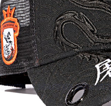 Load image into Gallery viewer, Red Monkey Dragon Slayer Black RM1555 New Limited Edition Unisex Trucker Hat Cap