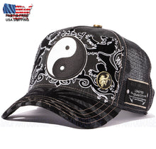 Load image into Gallery viewer, Red Monkey Ying Yang RM1561 New Limited Unisex Trucker Snapback Hat Cap