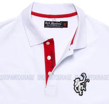 Load image into Gallery viewer, Red Monkey Classico White Polo RMP001 New Short Sleeve Polo T-shirt For Men